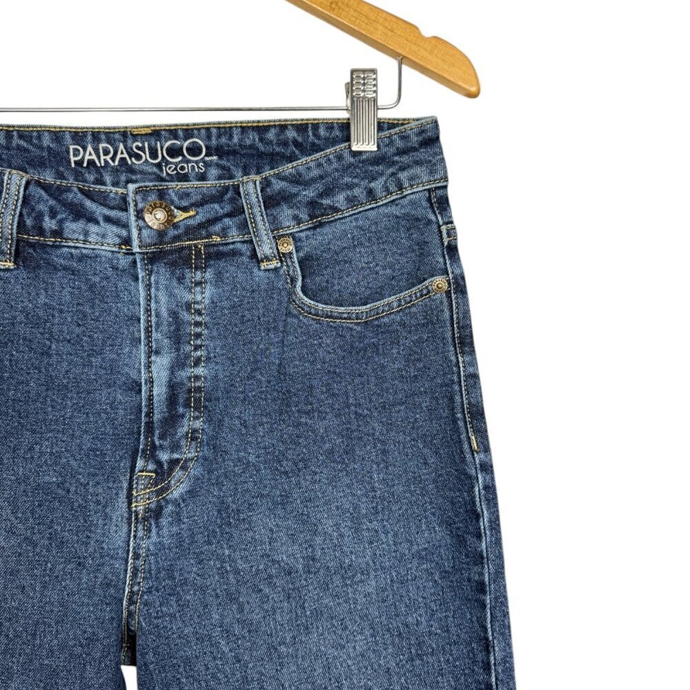 Parasuco Jeans Size 8 Women’s High Rise Classic Fit Denim Dark Wash Vintage Y2K - Picture 5 of 7